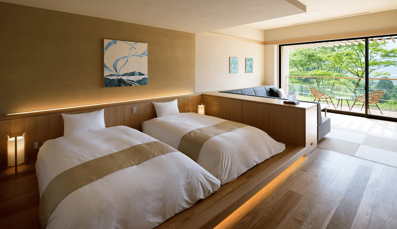 星野リゾート 界 仙石原｜#けいそうモダンコート内装 #けいそうモダンコート内装シルキー