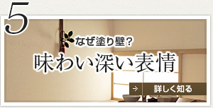 5 なぜ塗り壁？味わい深い表情